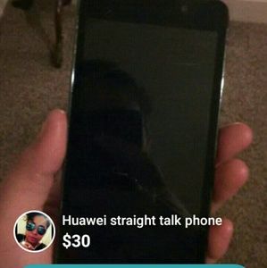 Black Huawei straight talk